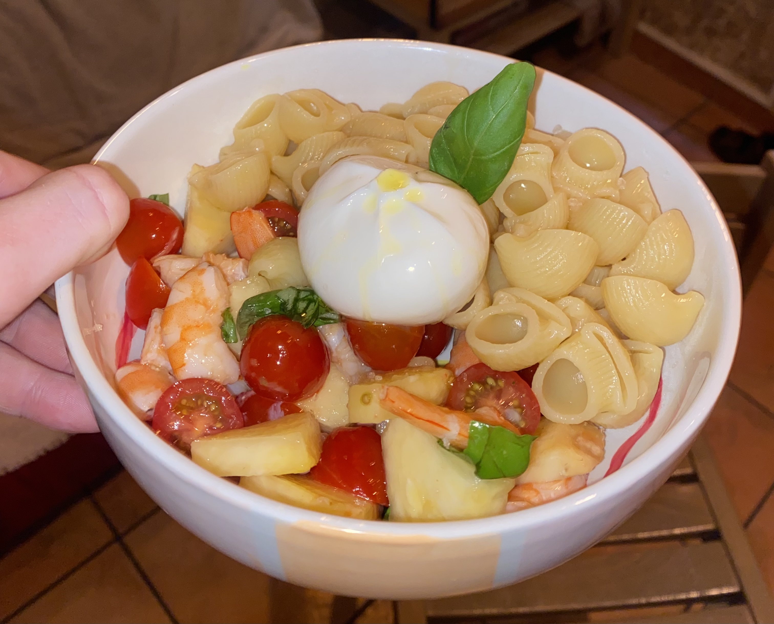 Shrimp pinapple salad